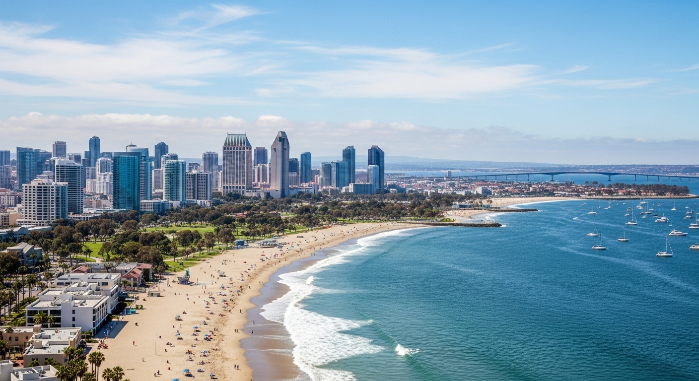 サンディエゴ留学 - 背景画像